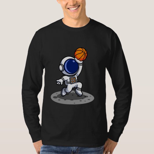 Astronaut Basketball Adventure Tシャツ (正面)