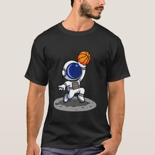 Astronaut Basketball Adventure Tシャツ (正面)