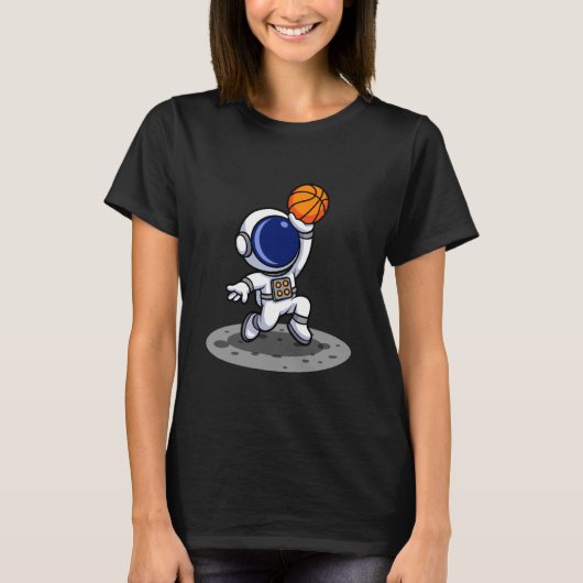 Astronaut Basketball Adventure Tシャツ (正面)