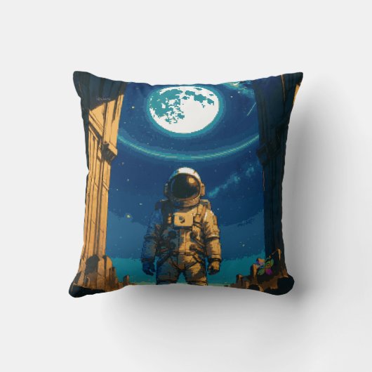 Astronaut Beneath the Celestial Gate クッション (裏面)