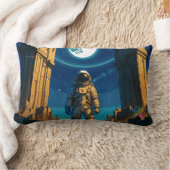 Astronaut Beneath the Celestial Gate ランバークッション (ブランケット)