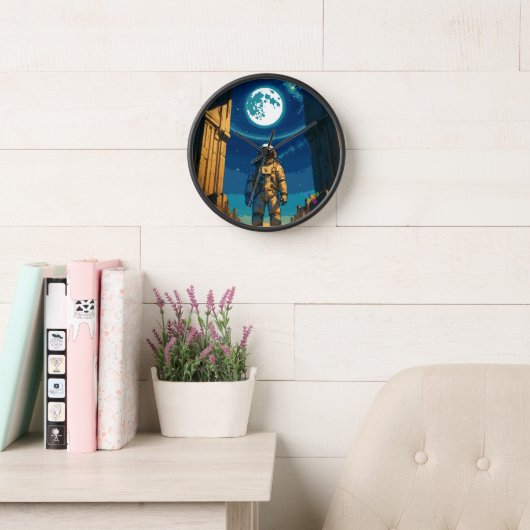 Astronaut Beneath the Celestial Gate 壁時計 (読書スペース)