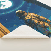 Astronaut Beneath the Celestial Gate Premium シェルパブランケット (3/4)