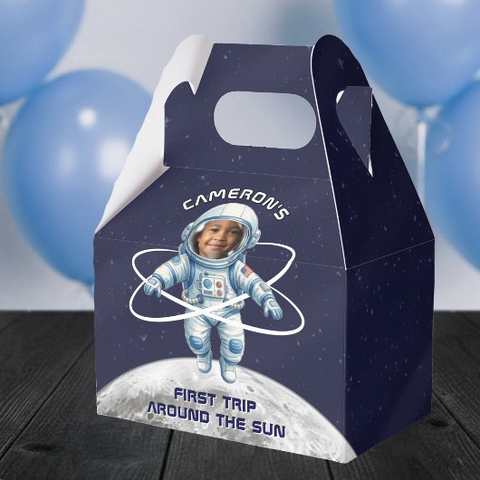 Astronaut Birthday Party 1st Trip Around the Sun フェイバーボックス