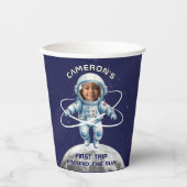 Astronaut Birthday Party 1st Trip Around the Sun 紙コップ (正面)