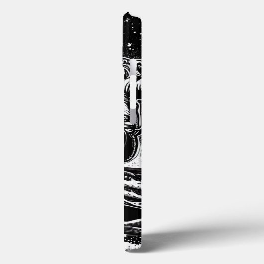 ASTRONAUT BLACK AND WHITE, SURF THE UNIVERSE Case-Mate iPhoneケース (裏面 / 左)
