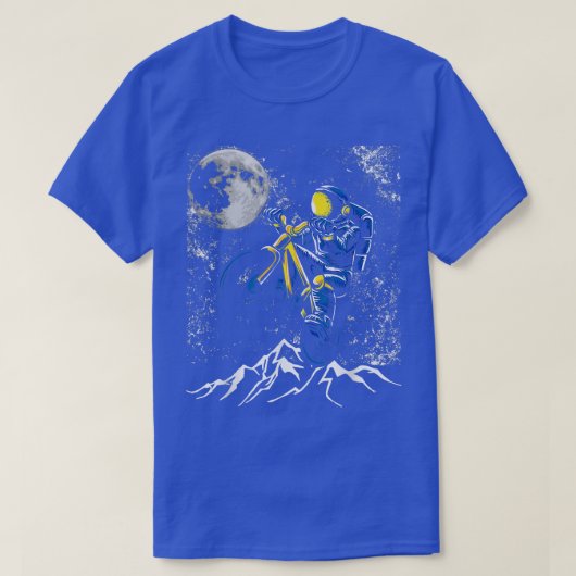 Astronaut BMX Rider  Etreme Sports  Cycling BMX  Tシャツ (デザイン正面)