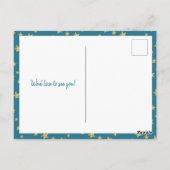 Astronaut Boy Space 1st Birthday Photo ポストカード (裏面)