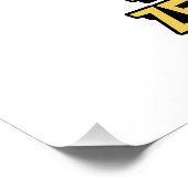 Astronaut Cartoon | Retro Space Wall Art Print ポスター (コーナー)