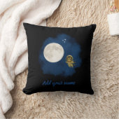 Astronaut Cat Throw Pillow クッション (ブランケット)