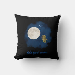 Astronaut Cat Throw Pillow クッション
