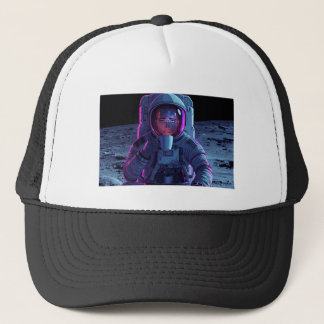 “Astronaut Chill Vibes - Vaporwave キャップ” キャップ