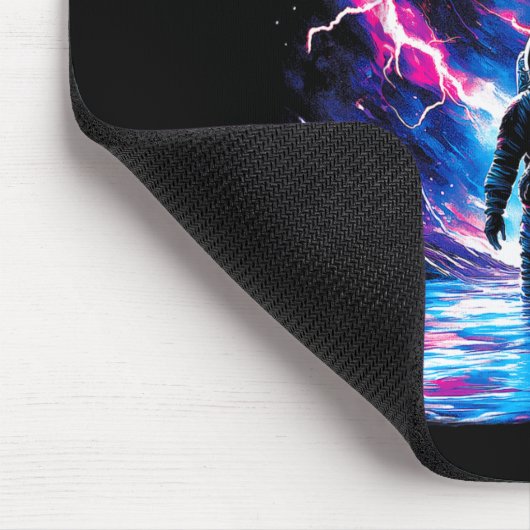 Astronaut Cosmic Outer Space Galaxy Science  マウスパッド (コーナー)