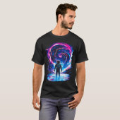 Astronaut Cosmic Outer Space Galaxy Science  Tシャツ (正面フル)