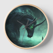 Astronaut Drip | Outer Space Aesthetic Clock” 壁時計 (正面)