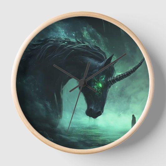 Astronaut Drip | Outer Space Aesthetic Clock” 壁時計 (正面)