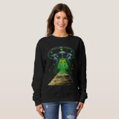 Astronaut Egyptian Alien Extraterrestrial Egypt Py スウェットシャツ (正面フル)