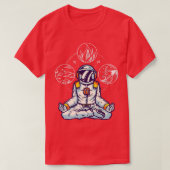 Astronaut Elemental Space Meditation I Elements As Tシャツ (デザイン正面)