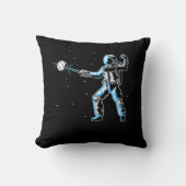 Astronaut Fencing Sword Epee Funny Fencer クッション (正面)