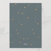 Astronaut First Birthday Invitation 招待状 (裏面)