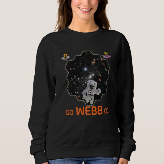 Astronaut First Deep Field Image Webb Space Telesc スウェットシャツ (正面)