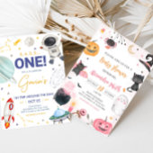 Astronaut First Trip Birthday Party 招待状