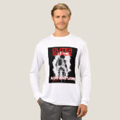 Astronaut Floating in Outer Space Design トライブレンドＴシャツ (正面全体)