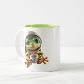 Astronaut Frog ツートーンマグカップ (正面左)
