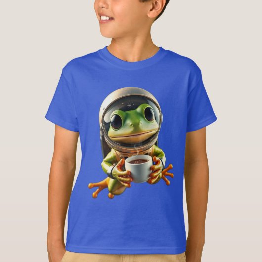 Astronaut Frog Tシャツ (正面)