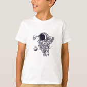Astronaut Golfing on the Moon Tee Tシャツ (正面)
