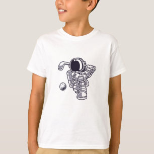 Astronaut Golfing on the Moon Tee Tシャツ