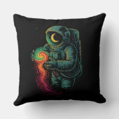 Astronaut Holding a Cosmic Spiral クッション (裏面)