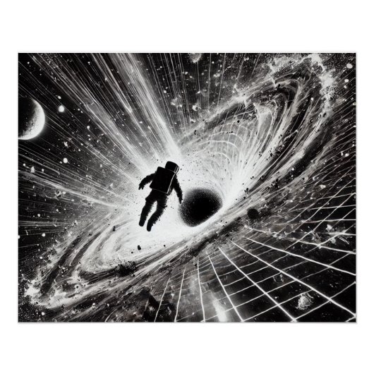 Astronaut im Strudel des Schwarzen Lochs – Dramati ポスター (正面)