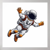 Astronaut in space ポスター (正面)