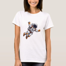Astronaut in space tシャツ