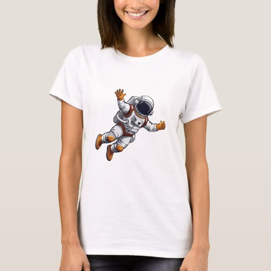 Astronaut in space tシャツ (正面)