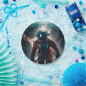 Astronaut in the space ペーパープレート (パーティー)