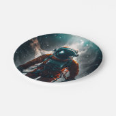 Astronaut in the space ペーパープレート (アングル)