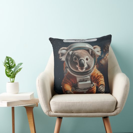 Astronaut Koala Space Surreal Animal Custom クッション (椅子)