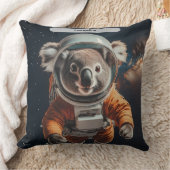 Astronaut Koala Space Surreal Animal Custom クッション (ブランケット)