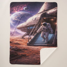 Astronaut Leaving Landing Ship シェルパブランケット