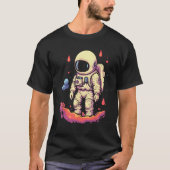 Astronaut  Lo fi Space Graphic Tシャツ (正面)