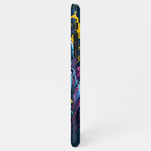 astronaut monkey iPhoneケース (左側)