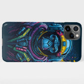 astronaut monkey iPhoneケース (裏面横)
