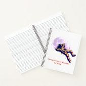 Astronaut Moon Notebook – Inspirational Space Art ノートブック (内部)