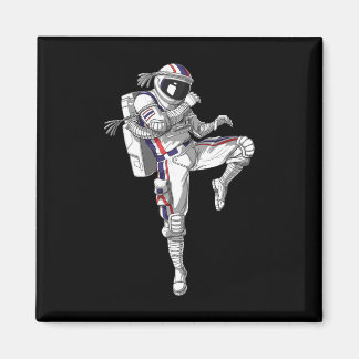 Astronaut Muay Thai Boxing Karate Kickboxing Marti マグネット