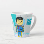 astronaut mug カフェラテマグ (右アングル)