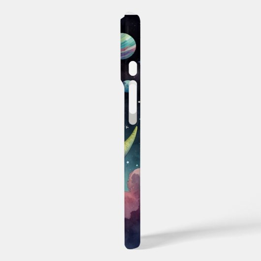 Astronaut on Dino in Space Case-Mate iPhoneケース (裏面 / 左)