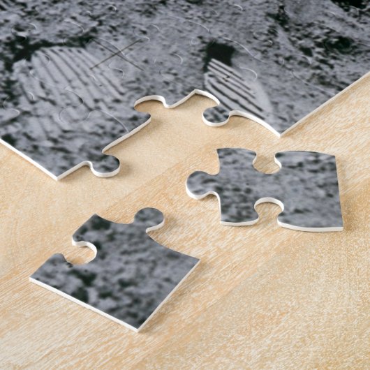 Astronaut on The Moon ジグソーパズル (側面)