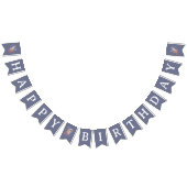 Astronaut Outer Space Boy Birthday バンティングフラッグ (全)